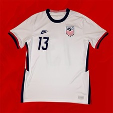 Men’s Alex Morgan 2020 Nike White Home USMNT JERSEY M CD0737-100