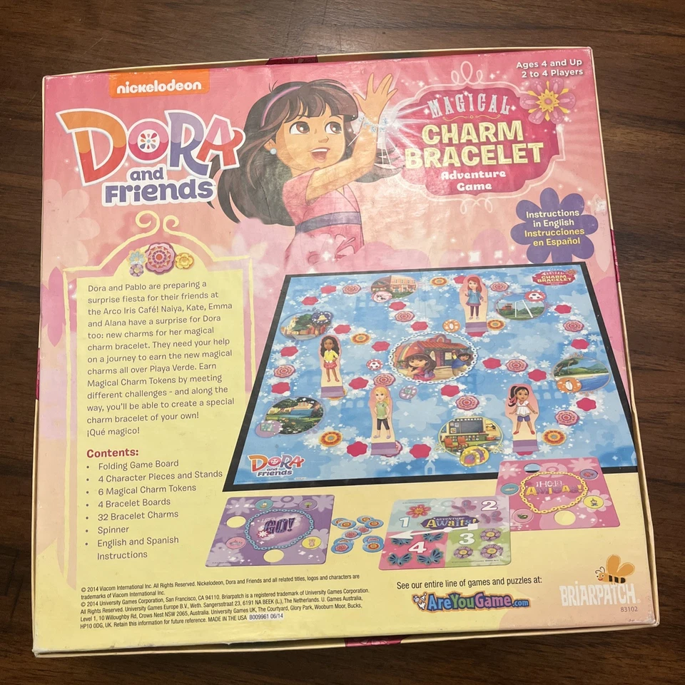Pulseira de Berloque Mágico Dora and Friends Jogo Nickelodeon Idade 4+, 2-4 Jogadores - Imagem 2 de 4