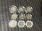 Lot Of 9 Standing Liberty Silver Quarters 90% Silver Circulated 1925-1930