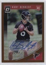 2018 Donruss Optic Rookies Bronze Prizm Auto Kurt Benkert #149 Auto 0n64