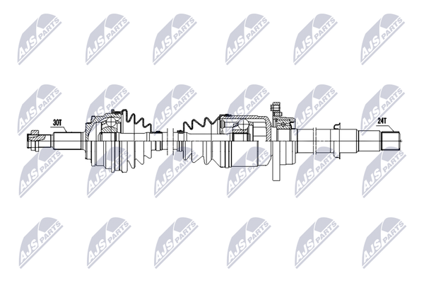 Antriebswelle NTY NPW-TY-228 FüR Toyota Auris Corolla ADE150_ ADE150R ADE150-image