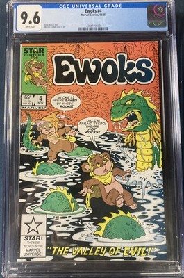 Ewoks #4 CGC 9.6 WP Star Wars Marvel Star Comics 1985  Wicket Teebo