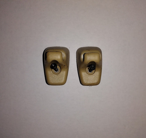 2006-2011 Chevy HHR SUNVISOR CLIP Pair cashmere color OEM