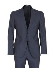 NWT PAL ZILERI SUIT Navy blue lightweight wool luxury Italy 52 us 42