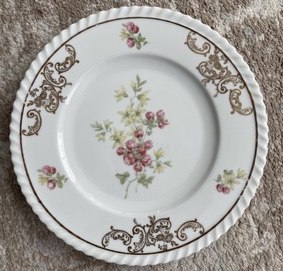 Vintage K&A Krautheim Selb Bavaria Teller Blumendekor, D - ca. 27,5 cm