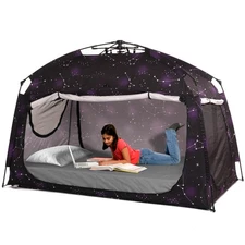 Indoor Instant Privacy Bed Tent for Sleeping,Quick Set-up Bed Canopies,Portab...