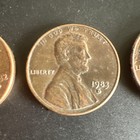 Lincoln Memorial Small Cent 1984 Philadelphia BN Copper Plated Zinc KM#201 — photo 4