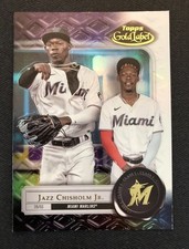 2022 Topps Gold Label Base Class 1 #83 Jazz Chisholm Jr. - Miami Marlins