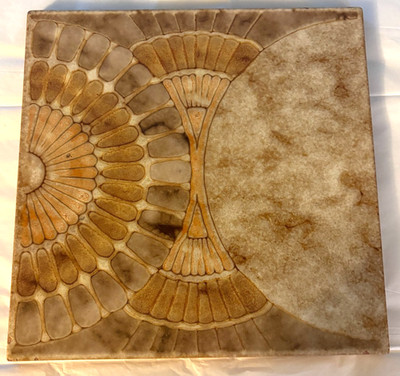 Vintage Italian Ceramic Tile Wall Art La Campanella Sassuolo Italy 10'' x 10''
