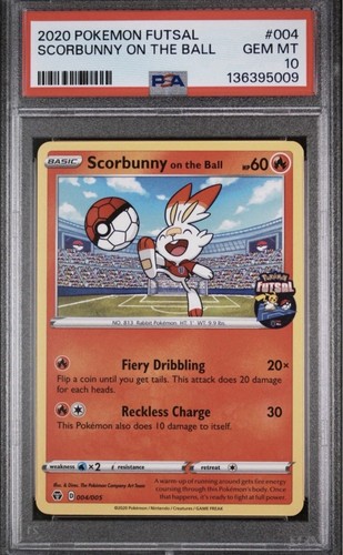 Scorbunny on the Ball graded PSA 10 for sale on eBay