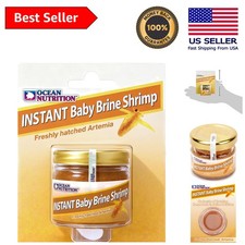 High-Fiber Instant Baby Brine Shrimp 0.7 oz - Nutrition for All Fish Stages