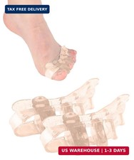 Dr. JK- ToePal Gel Toe Separator, 1 Pair, Blush, Hammer Toe Straightener for Wom