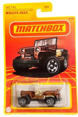 Matchbox Willys Jeep Bronze Metal Parts Retro Series 6/24 2021 New
