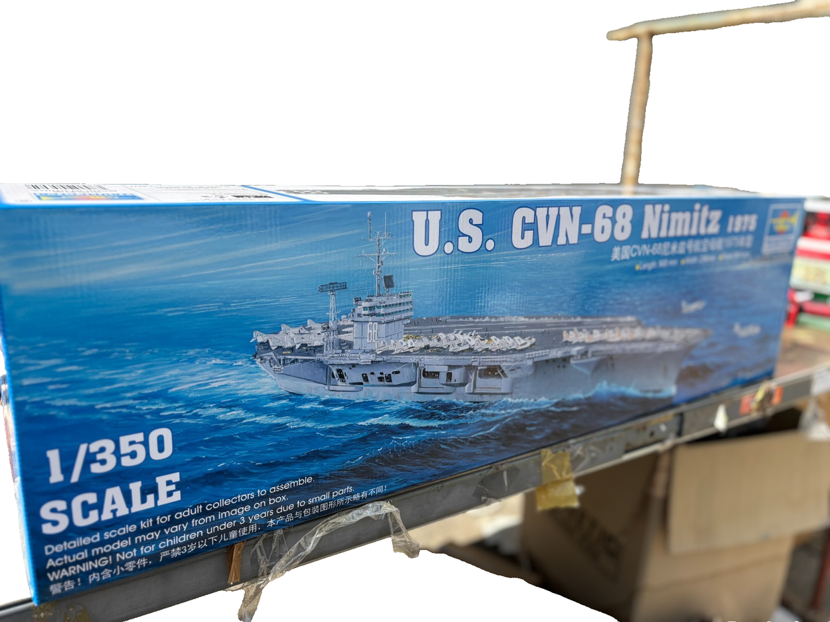 TRUMPETER # 05605 1/350th SCALE USS NIMITZ CVN-68 AIRCRAFT CARRIER