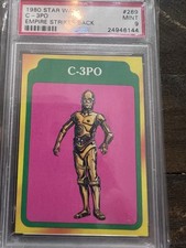 1980 topps star wars empire strikes back c-3po psa 9