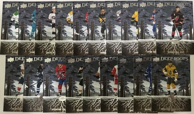 Lot 19 Deep Roots 2023-24 Hockey NHL Karlsson Larkin Barkov Marchand Forsberg