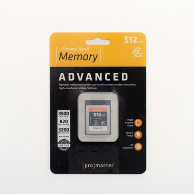 Promaster 512GB Advanced CFexpress 4.0 Type B #77876 NEW