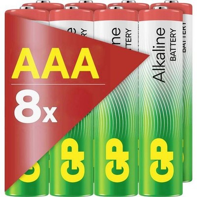 GP GPALK24A787C8 AAA Battery Alkaline 1.5V 8 Piece Battery Ministilo (AAA) 1