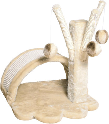 Tavira 15.4-In Cat Tree for Kittens, Sisal Cat Scratcher, Soft Plush-Cover Surfa