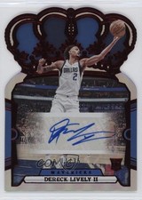 2023-24 Panini Crown Royale Rookie Red 11/35 Dereck Lively II #RC-LIV Auto 8vc