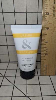 L'Occitane Jasmin & Bergamate Body Milk Lotion 1.7 oz *** 90% FULL***