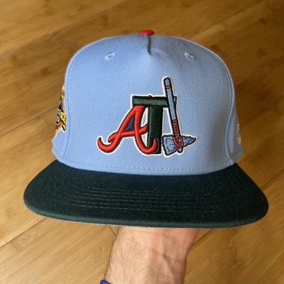 Twnty Two Atlanta Braves Cinco Mayo 25 Sky Blue Green ATL Snapback Hat Tomahawk