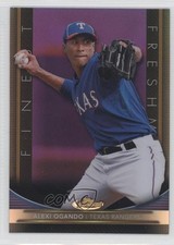2011 Topps Finest Finest Freshmen Purple Refractor Alexi Ogando #FFR8 0a1