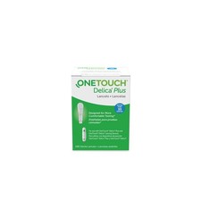 OneTouch Delica Plus-Extra Fine 33 Gauge Lancets-100ct-New Sealed-Free Ship