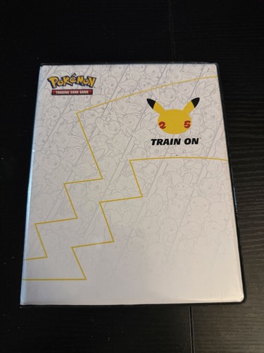 Pokémon TCG First Partner 25th Binder w/ Oversize Pikachu Card AND 13 EXTRA