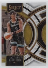 2024 Panini Select WNBA Premier Level White Prizm 80/99 Diamond DeShields 16q5