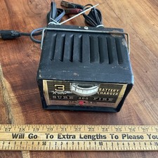Vintage Schumacher Model Ws63 612 Volt Battery Charger Surefire 300 Black