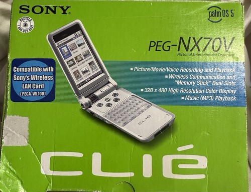Sony CLIE PEG-NX70V Personal Digital Assistant (PDA) Original Box / New Battery