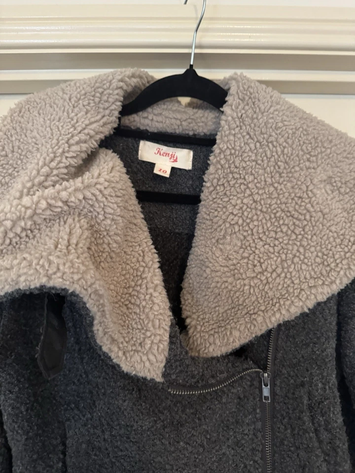 Chaqueta Kenji Para Mujer Talla 10 Abrigo Grueso Cremallera Manga Larga Trabajo Informal Cena Foto 2 de 4