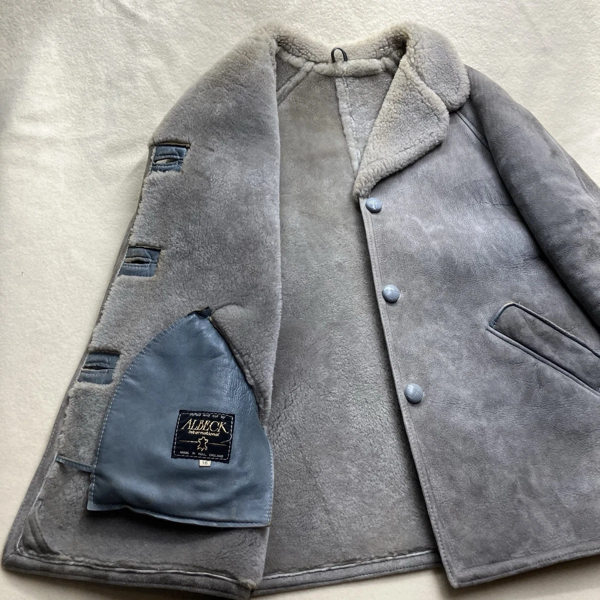 Lamb Leather Vintage Outerwear Coats & Jackets for Men for sale | eBay