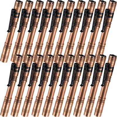 Hortsun 20x Mini Pen LED Flashlights Pocket Torch Christmas Gift