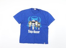 Mens UK Size M tiny idols Blue  T-Shirt