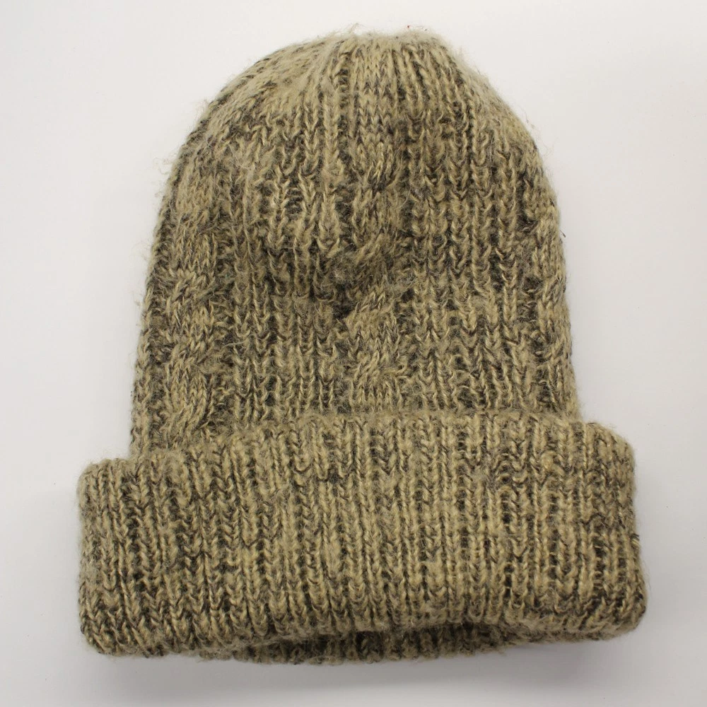 Chaos style retro knit winter cuff cap