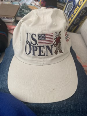 2005 US Open Pinehurst No.2 Hook And Loop Strapback Golf Hat Mascot RARE USA