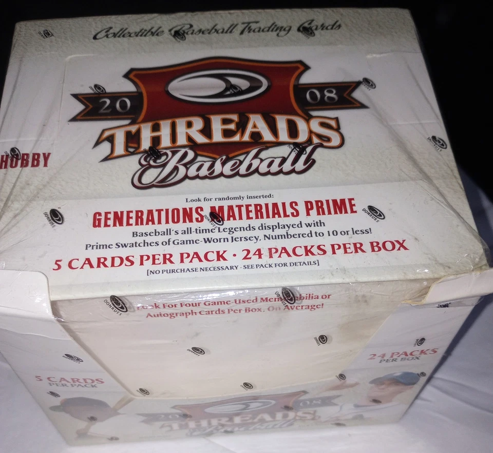 2008 Donruss Threads Baseball Sealed Hobby Box - Image 2 of 4
