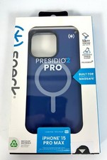 Speck Presidio 2 Pro for Apple iPhone 15 Pro Max with MagSafe Blue