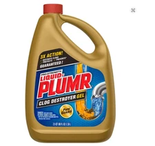 Pro Strength Drain Clog Remover Gel 3in1 Pipe Guard Septic Safe 80oz