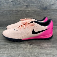 Nike Phantom GX Academy TF Mens 11.5 Peach Pink Soccer Turf Cleats FJ2577-800