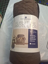 SureFit Microfiber Pet Loveseat One Piece Quilted Furniture Cover, Relaxed Fi...