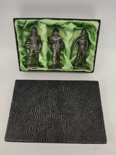 DDR Ehrengabe MfS signiert Peter Hoch Zinn NVA Soldaten  in original Etui #22106