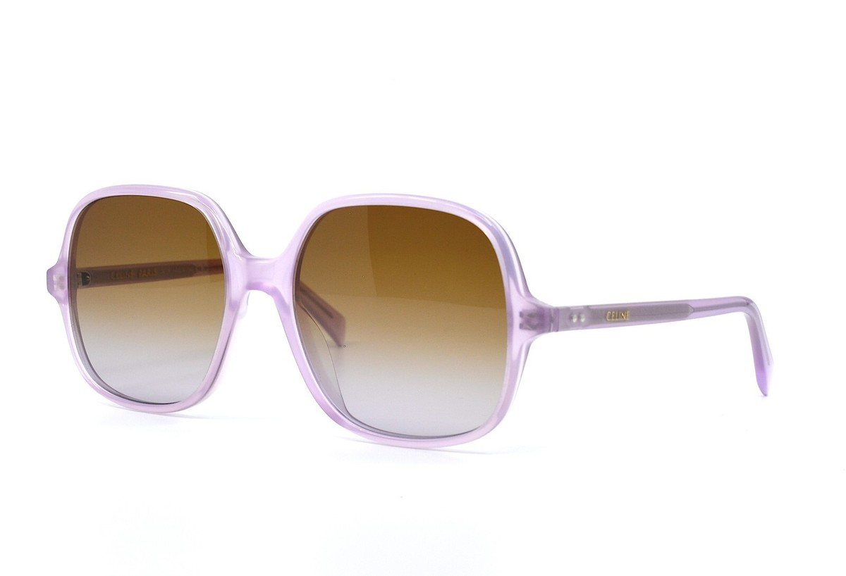 NEW CELINE CL40244U 78F OPAL LILAC BROWN GRADIENT AUTHENTIC 