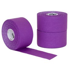 STIKK Purple Athletic Tape 3 Pack 1.5" x 15 Yard Rolls 45 feet 