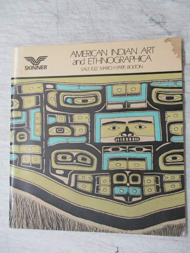 SKINNER AUCTION CATALOG SALE 1022 AMERICAN INDIAN ART & ETHNOGRAPHICA MARCH 1995 - Foto 1 di 2