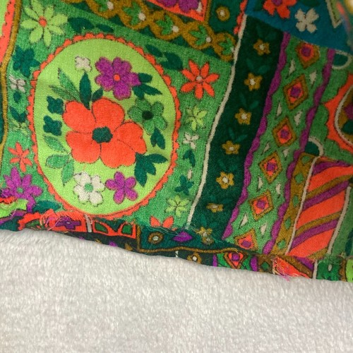 Royal Hawaiian Vintage 60s / 70s Maxi Dress XS Floral Patchwork Beach Resortwear - Picture 8 of 13