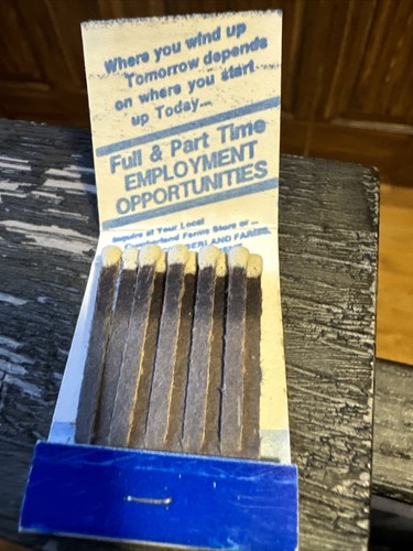 New Cumberland Farms Blue Match Book DD Bean And Sons Co - Picture 3 of 5