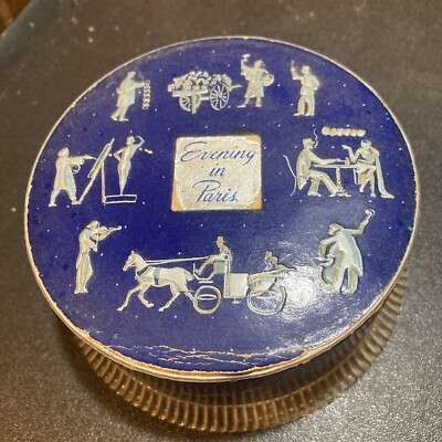 Sealed Vintage Evening In Paris Face Powder ROSE INDIAN  2-5/8oz By Bourjois